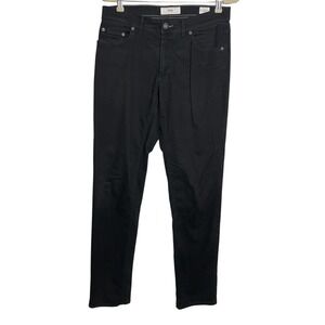 Brax Mens Black Cooper Fancy Regular Straight Leg Pants 5 Pocket 32/34